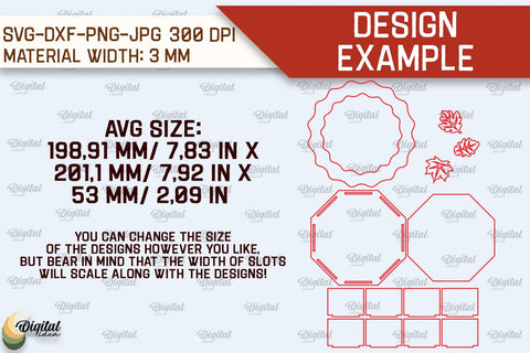 Pie Gift Boxes Laser Cut Bundle. Thanksgiving Boxes SVG SVG Evgenyia Guschina 