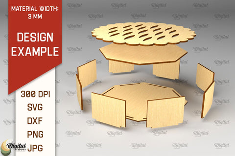 Pie Gift Boxes Laser Cut Bundle. Thanksgiving Boxes SVG SVG Evgenyia Guschina 