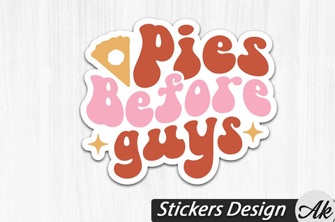 Pies Before Guys Stickers Design SVG akazaddesign 