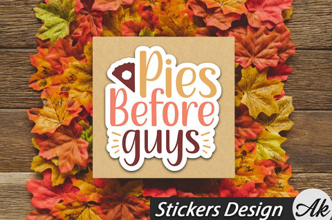 Pies before guys Stickers Design SVG akazaddesign 