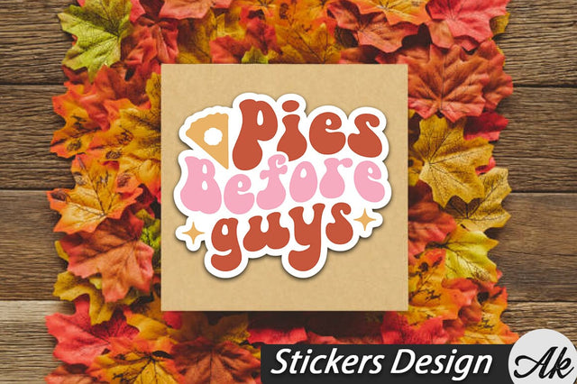 Pies Before Guys Stickers Design SVG akazaddesign 