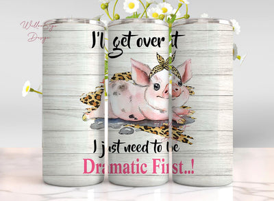Pig 20 oz Skinny Tumblers, Instant Download Sublimation WillowSageDesign 