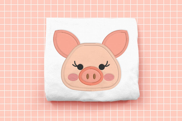 Pig Face Applique Embroidery Embroidery/Applique DESIGNS Risa Rocks It 