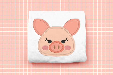 Pig Face Applique Embroidery Embroidery/Applique DESIGNS Risa Rocks It 