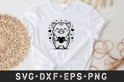 Pig with Bandana SVG Bundle SVG Rupkotha 