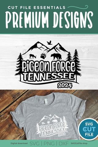 Pigeon Forge Tennessee svg, 2024 Family TN Trip SVG-Girls vacation with Friends SVG SVG Cut File 