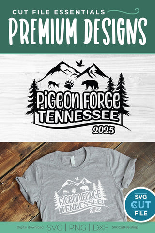 Pigeon Forge Tennessee svg, 2025 Family TN Trip or Girls vacation with Friends SVG SVG Cut File 