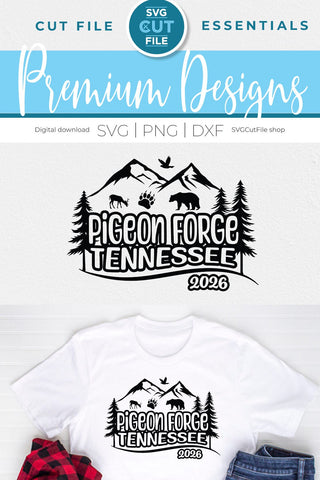 Pigeon Forge Tennessee svg, 2026 Family TN Trip or Girls vacation with Friends Design SVG SVG Cut File 