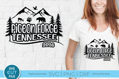 Pigeon Forge Tennessee svg, 2026 Family TN Trip or Girls vacation with Friends SVG SVG Cut File 