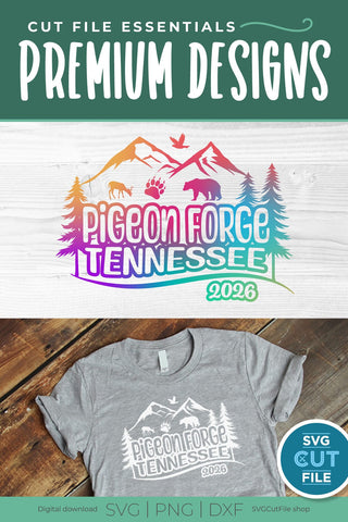 Pigeon Forge Tennessee svg, 2026 Family TN Trip or Girls vacation with Friends SVG SVG Cut File 