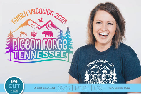 Pigeon Forge Tennessee svg, 2026 Family TN Trip or Vacation svg SVG SVG Cut File 