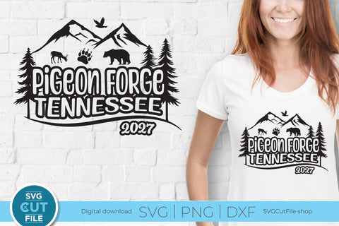 Pigeon Forge Tennessee svg, 2027 Family TN Trip or Girls vacation with Friends SVG SVG Cut File 