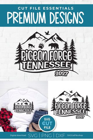 Pigeon Forge Tennessee svg, 2027 Family TN Trip or Girls vacation with Friends SVG SVG Cut File 