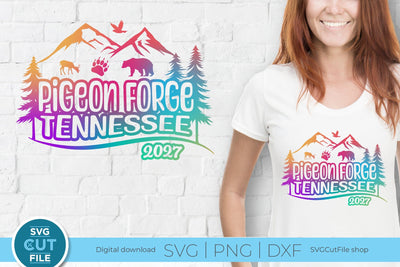Pigeon Forge Tennessee svg, 2027 Family TN Trip or Girls vacation with Friends SVG SVG Cut File 