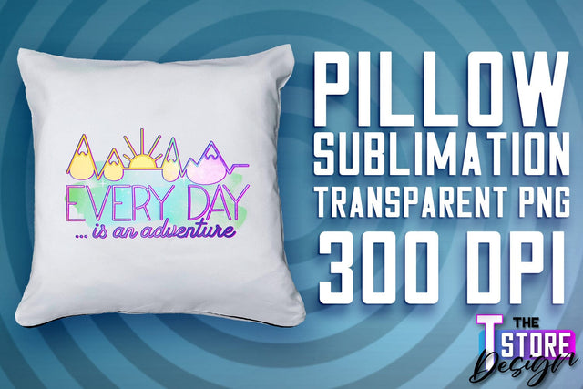 Pillow Sublimation | Color Design | PNG Design | PNG File Sublimation The T Store Design 