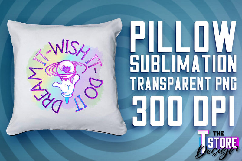 Pillow Sublimation | Color Design | PNG Design | PNG File Sublimation The T Store Design 