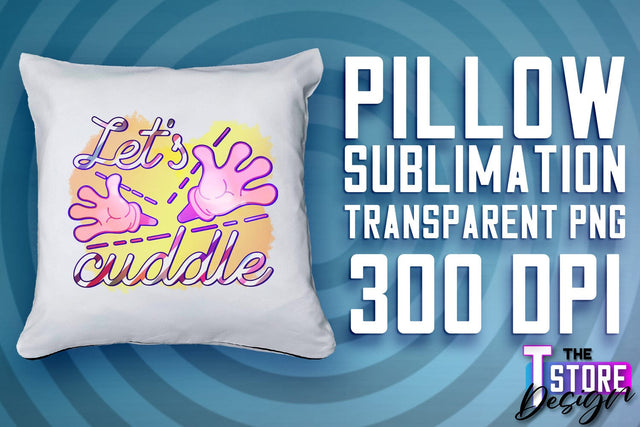 Pillow Sublimation | Color Design | PNG Design | PNG File Sublimation The T Store Design 