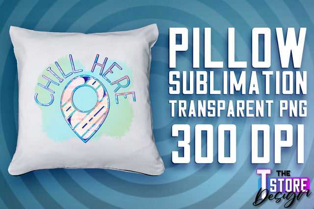 Pillow Sublimation | Color Design | PNG Design | PNG File Sublimation The T Store Design 