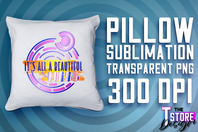 Pillow Sublimation | Color Design | PNG Design | PNG File Sublimation The T Store Design 