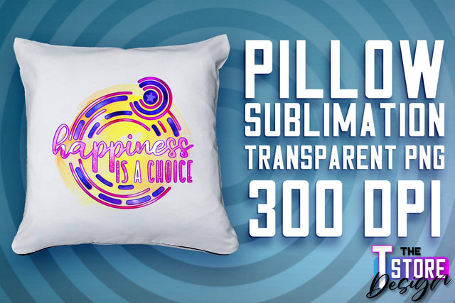 Pillow Sublimation | Color Design | PNG Design | PNG File Sublimation The T Store Design 