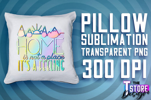 Pillow Sublimation | Color Design | PNG Design | PNG File Sublimation The T Store Design 