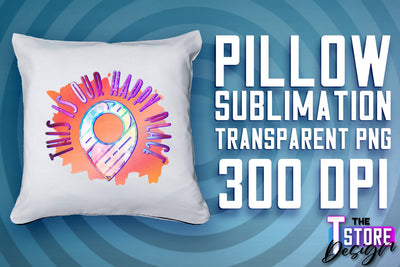 Pillow Sublimation | Color Design | PNG Design | PNG File Sublimation The T Store Design 