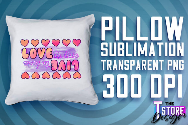 Pillow Sublimation | Color Design | PNG Design | PNG File Sublimation The T Store Design 