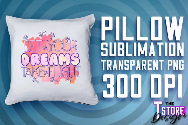 Pillow Sublimation | Color Design | PNG Design | PNG File Sublimation The T Store Design 