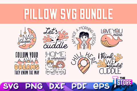 Pillow SVG | Family Quotes Design | Home SVG | Print Design SVG The T Store Design 