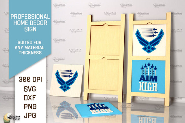 Pilot svg. Professional Home Decor Sign Laser Cut SVG Evgenyia Guschina 