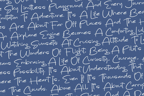 Pilots Joyful - Natural Handwritten Font Font Letterena Studios 