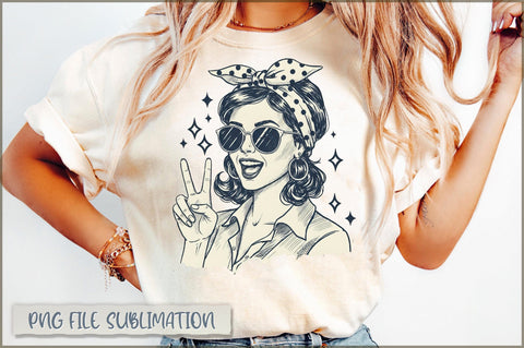 Pin-up Girl Mom Sublimation Sublimation Shetara Begum 