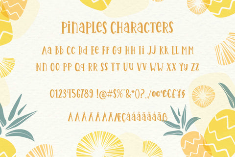 Pinaples | Display Font Font studioalmeera 