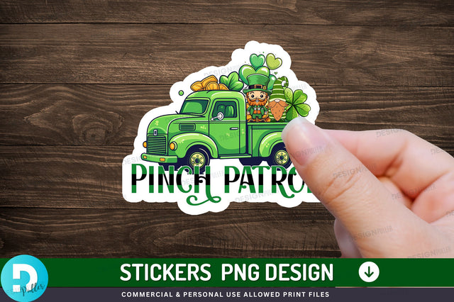 Pinch patrol Sticker Design Sublimation Regulrcrative 