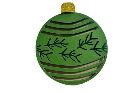 Pine Circle Ornament Laser SVG File SVG Crafting With Brenna 