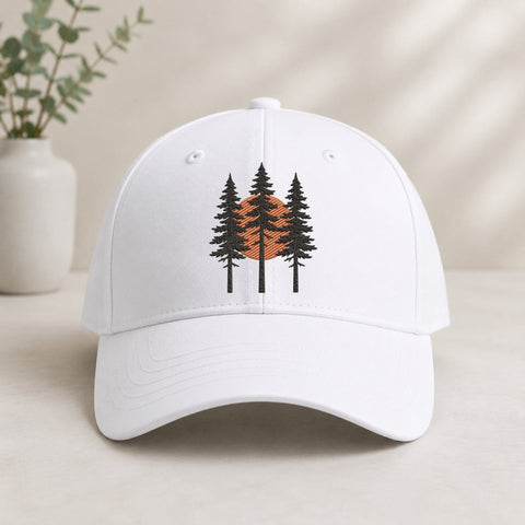 Pine Forest Sunset Machine Embroidery Design PES DST Stitch Pattern Files Embroidery/Applique DESIGNS PatternFeed8 