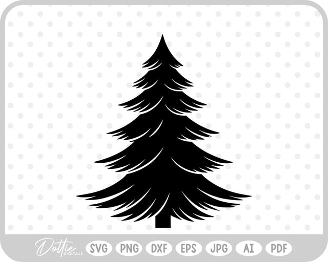 Pine Tree Forest SVG DottieDigitals 