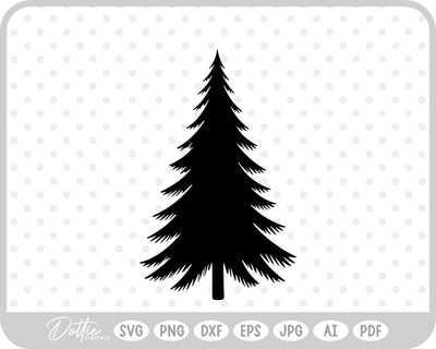 Pine Tree Forest SVG DottieDigitals 