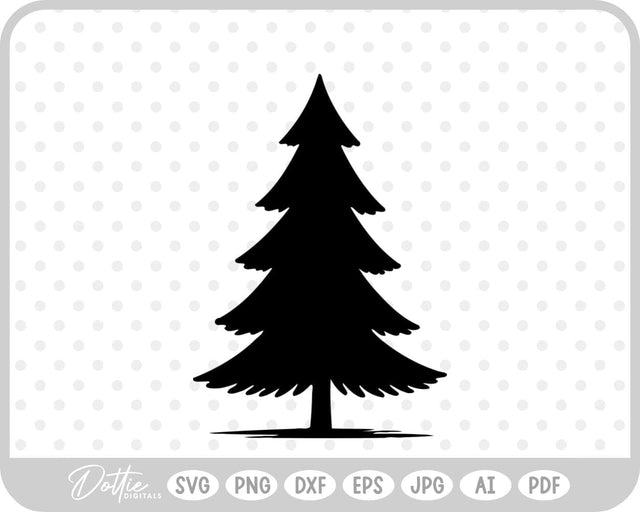 Pine Tree Forest SVG DottieDigitals 