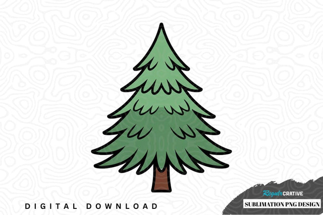 Pine tree sublimation png design Sublimation Regulrcrative 