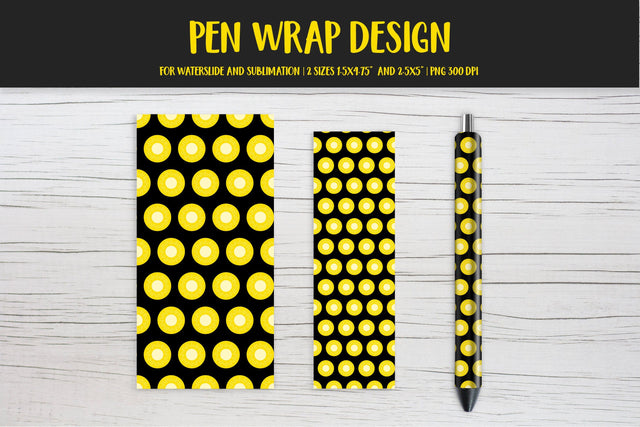 Pineapple Pen Wrap Sublimation or Waterslide Design PNG 009 Sublimation LaBelezoka 