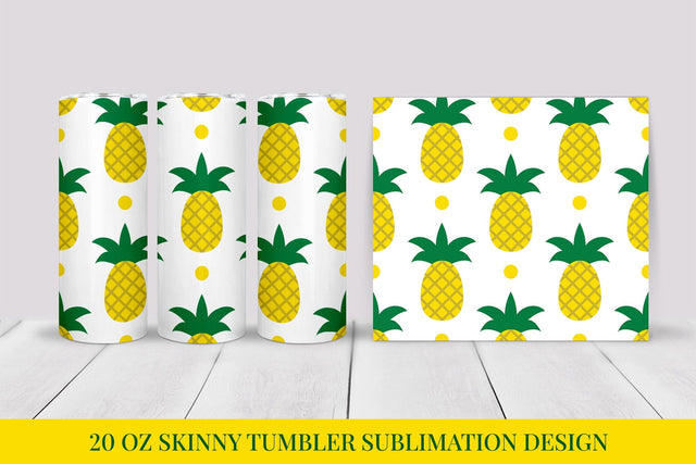 Pineapple Tumbler Wrap. Summer Tumbler Sublimation Design Sublimation LaBelezoka 