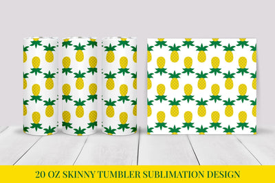 Pineapple Tumbler Wrap. Summer Tumbler Sublimation Design Sublimation LaBelezoka 