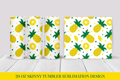 Pineapple Tumbler Wrap. Summer Tumbler Sublimation Design Sublimation LaBelezoka 