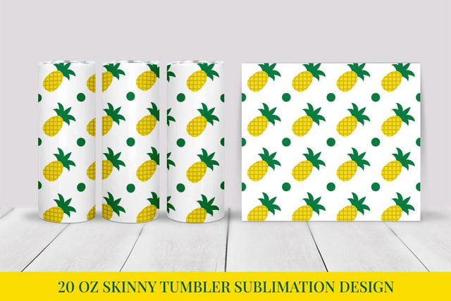 Pineapple Tumbler Wrap. Summer Tumbler Sublimation Design Sublimation LaBelezoka 