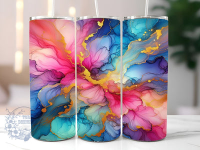 Pink Agate 20oz Skinny Tumbler, Glitter Agate Tumbler Png, Straight & Tapered Tumbler Wrap, Instant Digital Download Sublimation ToriDesigns 