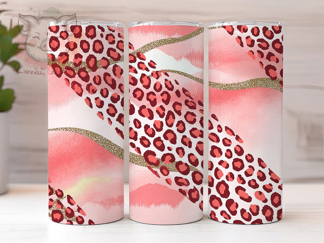 Pink Agate & Glitter Western Tumbler Wrap, Glitter Tumbler Wrap, Western Tumbler Design, 20oz Sublimation Wrap, Agate Pattern Tumbler, Glitter Pink Design, Printable Western Wrap Sublimation Lara' s Designs 