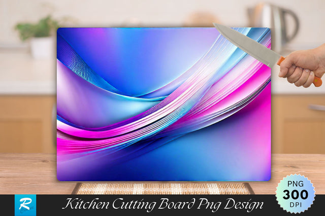 Pink And Blue Cutting Board Sublimation Regulrcrative 