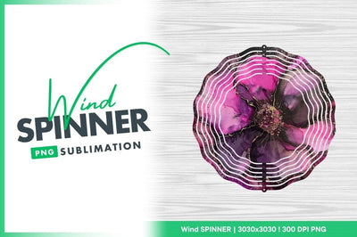 Pink and purple floral ink painting Sublimation Regulrcrative 