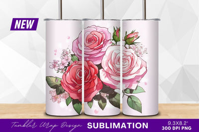 Pink and red roses clipart png Sublimation Regulrcrative 